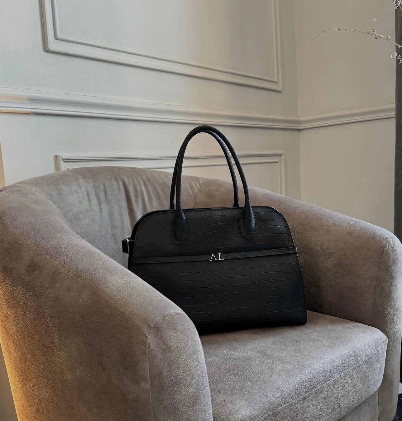 MANHATTAN NEGRO CROCO