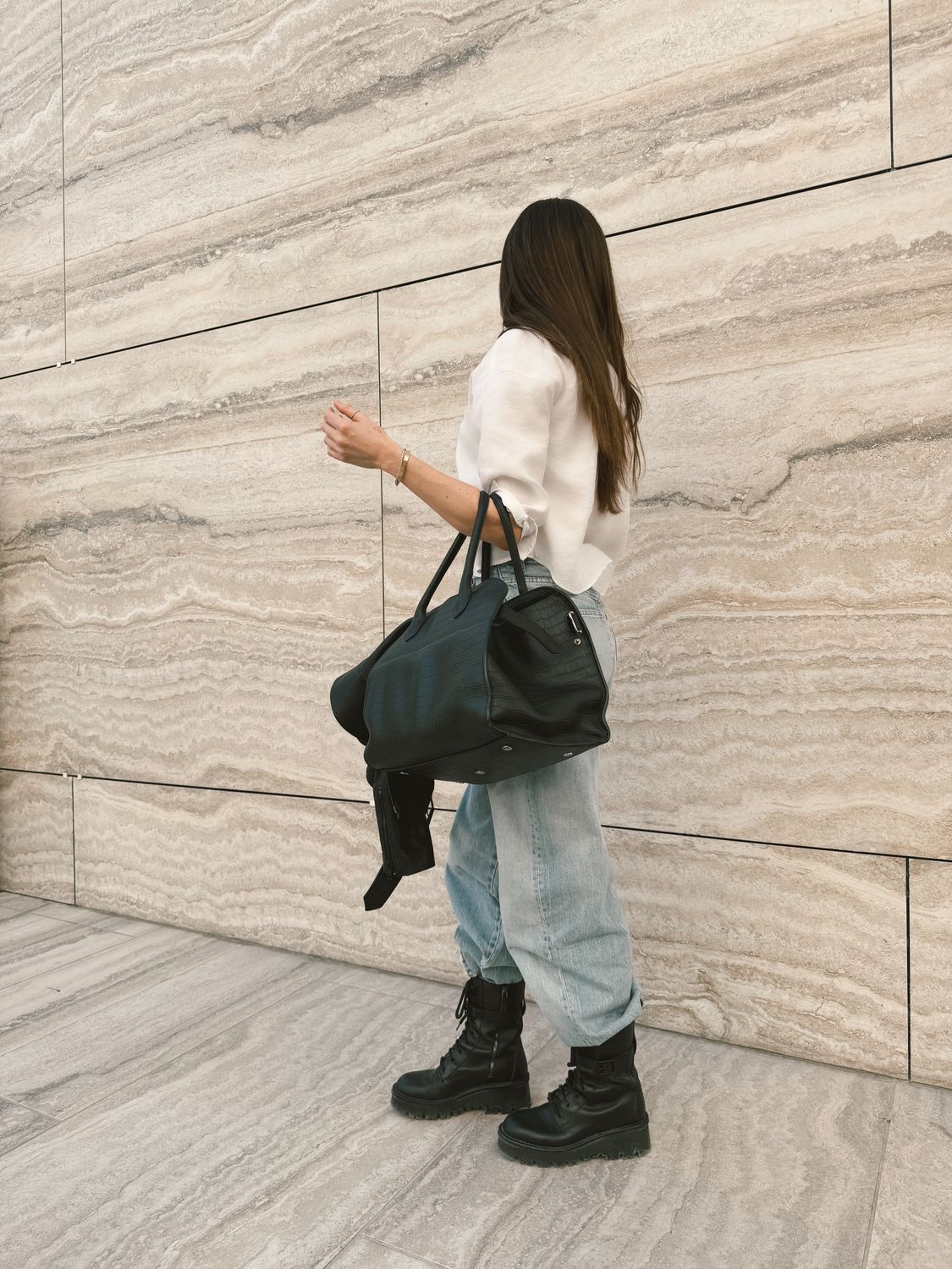 MANHATTAN NEGRO CROCO