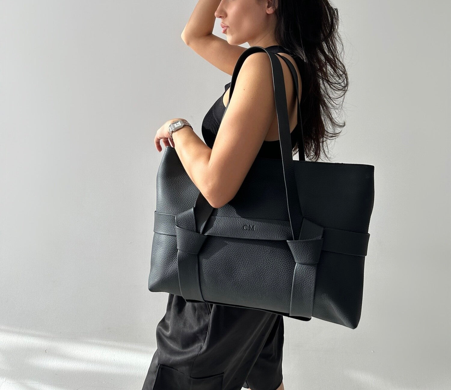 TOTE NUDO NEGRO