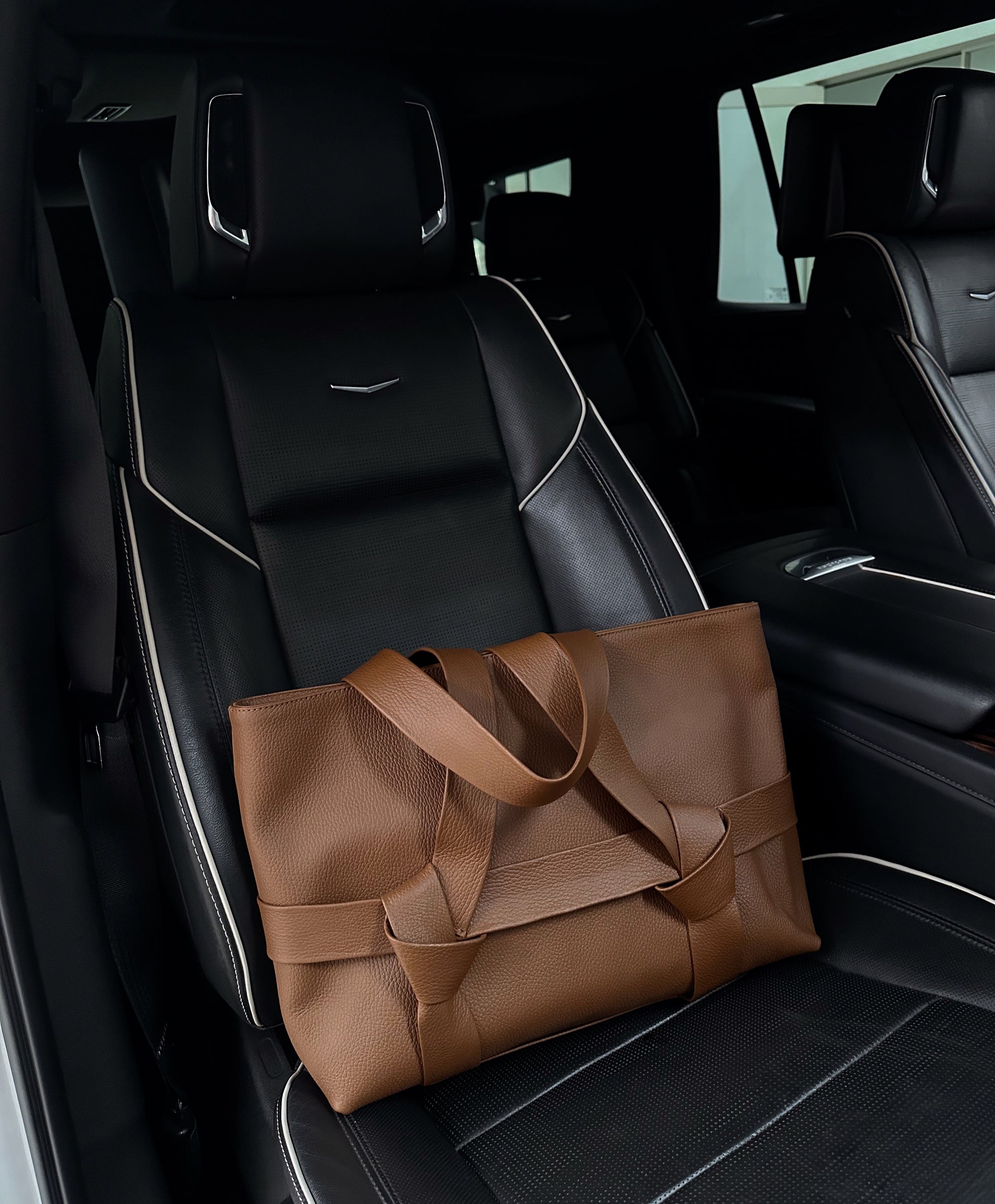 TOTE NUDO CAMEL